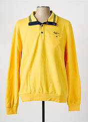 Sweat-shirt jaune MONTE CARLO pour homme seconde vue