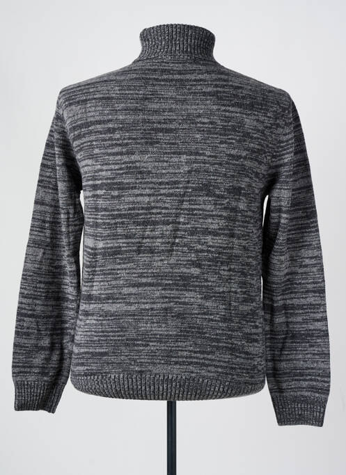 Pull col roulé gris BERAC pour homme