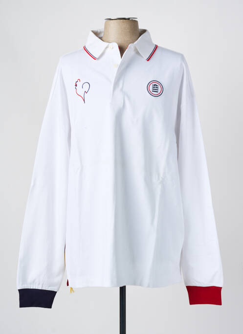 Polo blanc SERGE BLANCO pour homme