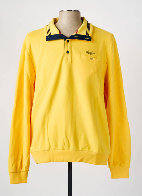 Sweat-shirt jaune MONTE CARLO pour homme