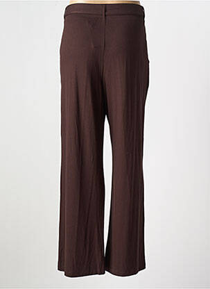 Pantalon droit stretch taille normale marron SURKANA femme