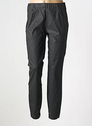 Pantalon slim taille élastique noir MASAI femme