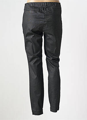 Pantalon slim taille élastique noir MASAI femme