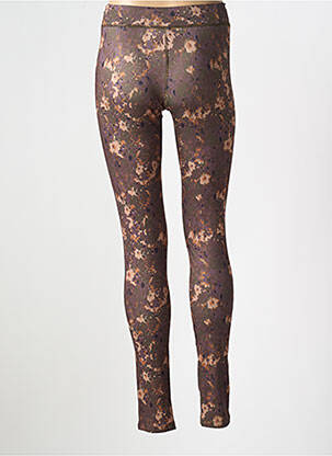 Legging stretch taille normale marron CREAM femme