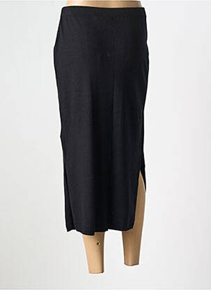 Jupe longue coupe droite noir CREAM femme