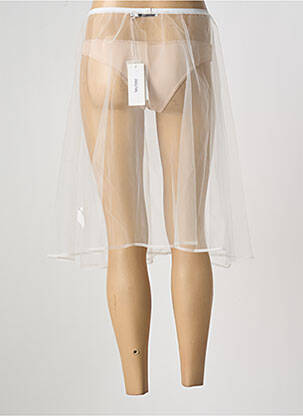 Jupon /fond de robe taille normale blanc MYRINE femme