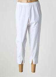 Pantacourt stretch taille normale blanc G!OZE femme