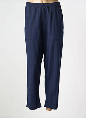 Pantalon droit bleu G!OZE pour femme