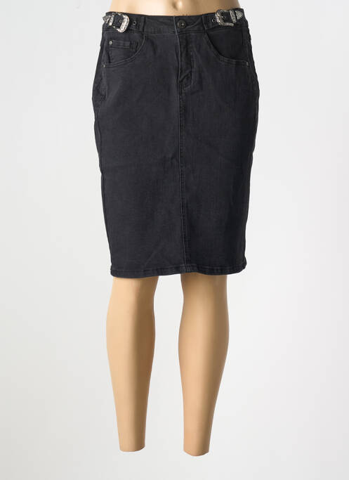 Jupe mi-longue noir CREAM pour femme