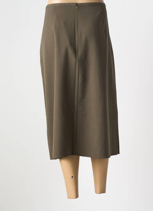 Jupe mi-longue vert CREAM pour femme