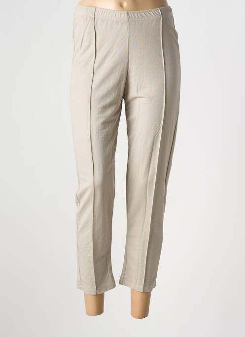 Pantalon 7/8 beige G!OZE pour femme