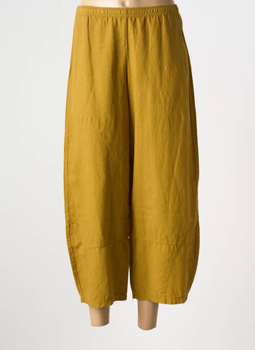Pantalon 7/8 jaune G!OZE pour femme