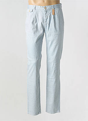 Pantalon chino stretch taille normale bleu ALBERTO homme