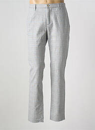 Pantalon chino stretch taille normale gris ALBERTO homme