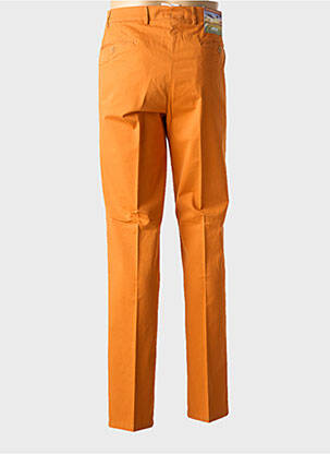 Pantalon chino stretch taille normale orange MEYER homme