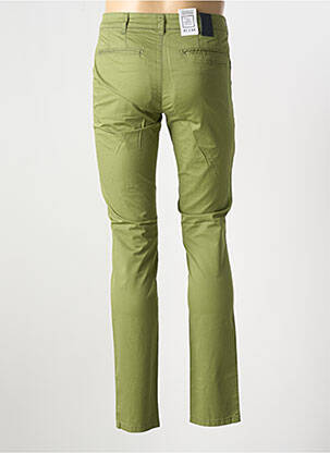 Pantalon chino stretch taille normale vert MEYER homme