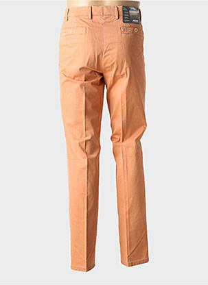 Pantalon droit stretch taille normale orange MEYER homme