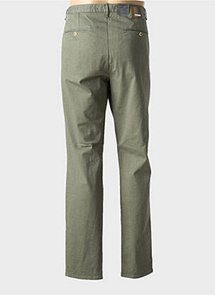 Pantalon chino stretch taille normale vert ALBERTO homme