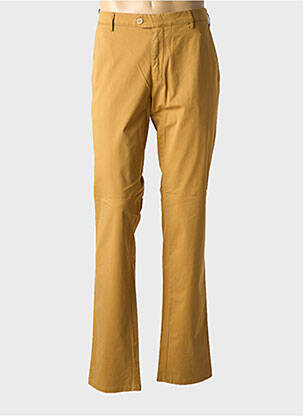 Pantalon chino stretch taille normale marron MEYER homme