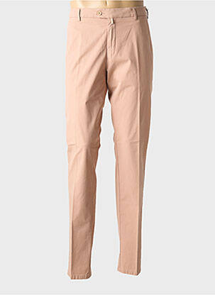 Pantalon chino stretch taille normale rose MEYER homme