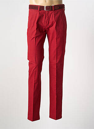 Pantalon chino rouge PIONEER pour homme