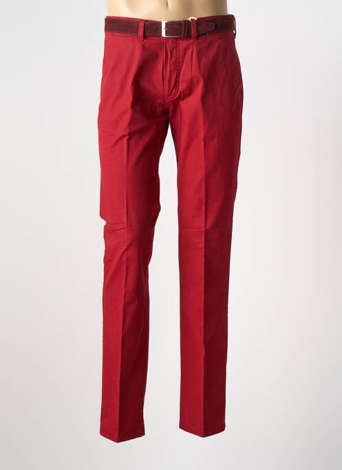 Pantalon chino rouge PIONEER pour homme