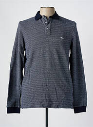 Polo manches longues manches longues bleu FYNCH-HATTON homme