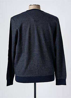 Pull col rond manches longues bleu MONTE CARLO homme