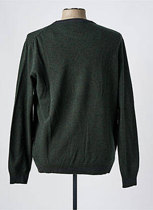 Pull col rond manches longues vert BUGATTI homme