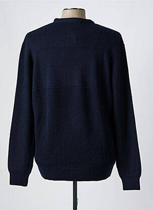 Pull col rond manches longues bleu MONTE CARLO homme