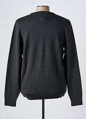 Pull col v manches longues vert BERAC homme