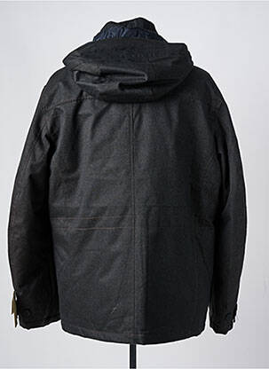 Manteau court col col montant a capuche noir CAMEL ACTIVE homme