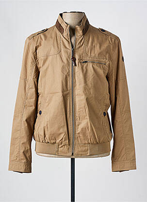 Veste casual coupe droite marron REVER MILE homme