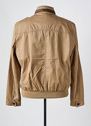Veste casual coupe droite marron REVER MILE homme