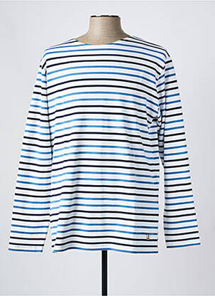 Pull bleu ARMOR LUX pour homme