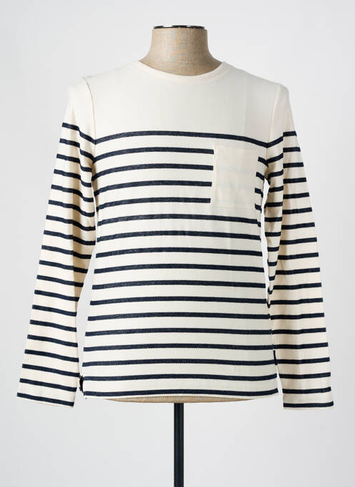 T-shirt beige HARRIS WILSON pour homme