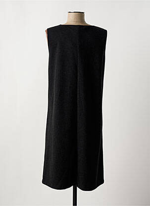 Robe mi-longue sans manche sans manche noir G!OZE femme