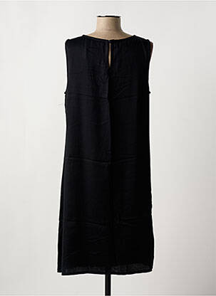 Robe mi-longue sans manche sans manche noir CREAM femme