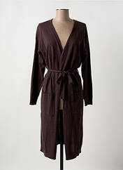 Gilet manches longues marron CREAM pour femme seconde vue