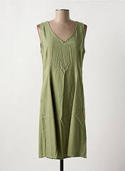 Robe mi-longue vert CREAM pour femme seconde vue