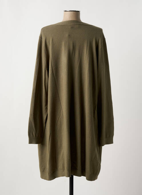 Gilet manches longues vert CREAM femme