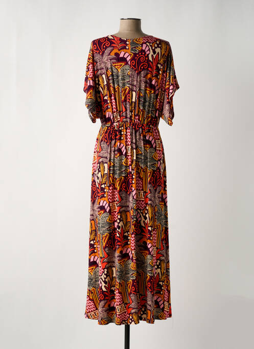 Robe longue orange SURKANA pour femme