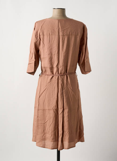 Robe mi-longue marron CREAM pour femme