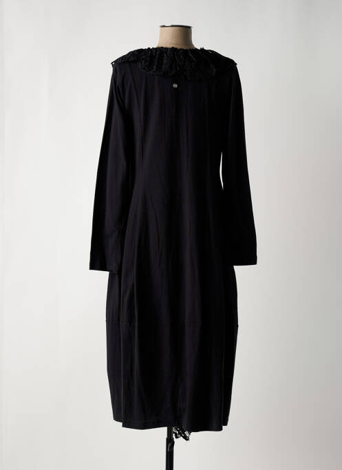 Robe mi-longue noir RHUM RAISIN pour femme