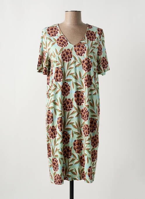 Robe mi-longue vert ZILCH pour femme