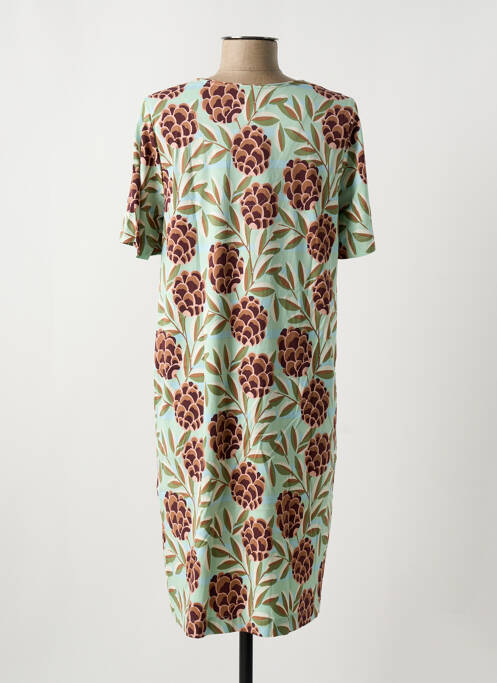 Robe mi-longue vert ZILCH pour femme