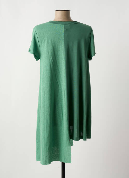 Tunique manches courtes vert OZAI N KU pour femme