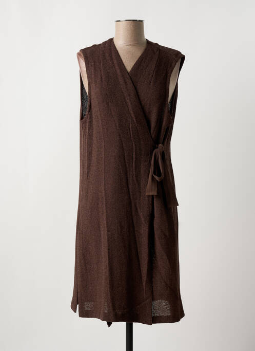 Tunique sans manche marron MASAI pour femme