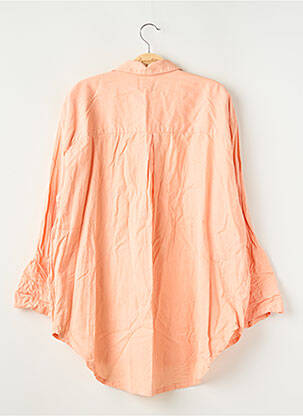 Chemisier coupe droite manches longues orange ASOS femme