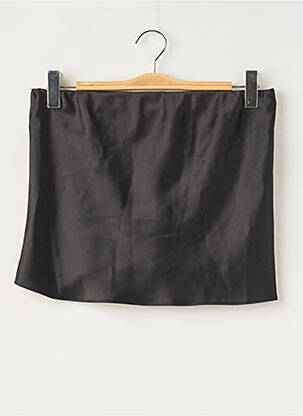 Mini-jupe coupe droite noir NEW LOOK femme